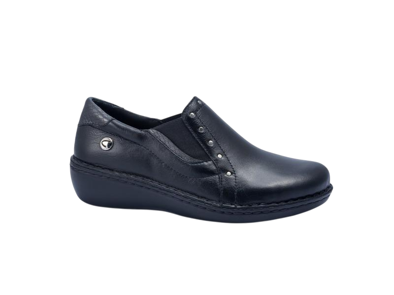 ZAPATO PENNY C TACHAS NEGRO
