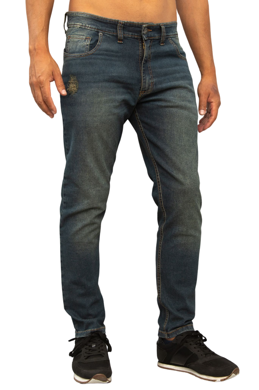 PANTALON JEAN TRAFUL MATIZADO SLIM