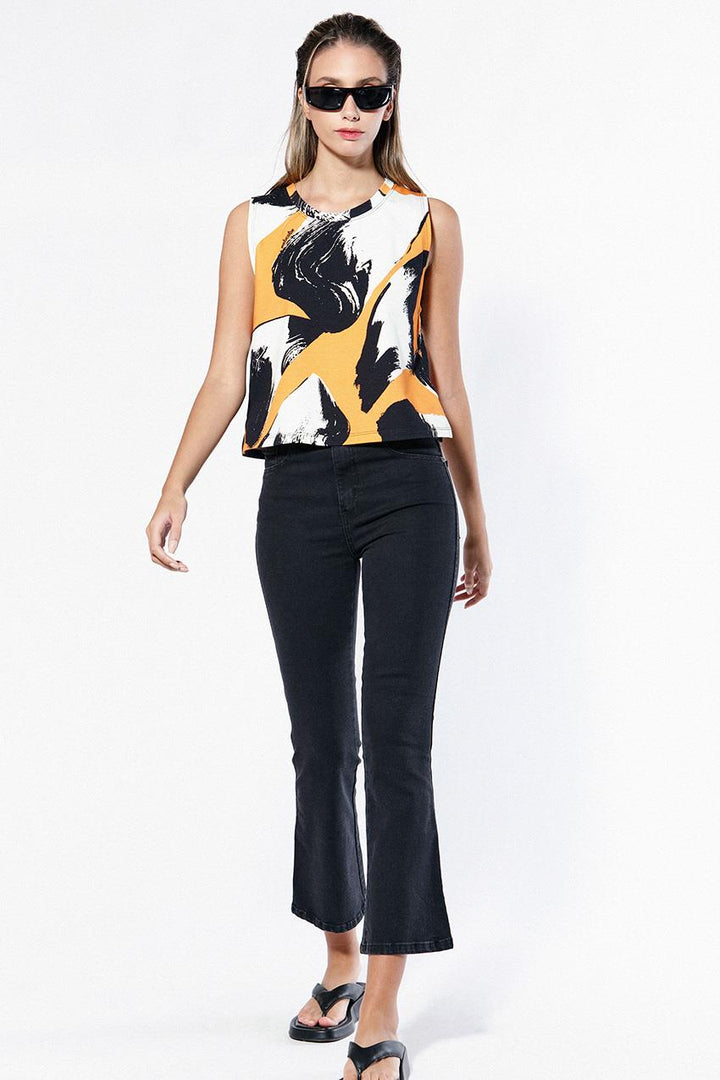 CAMPANE CROP BLACK