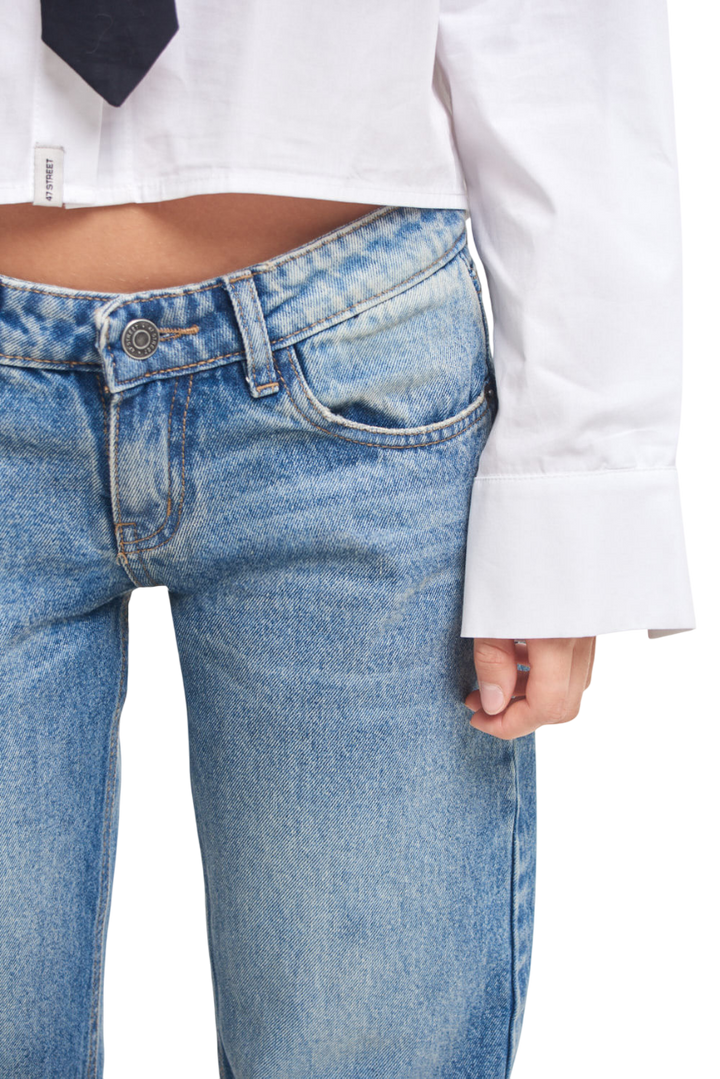 JEAN LOW RISE BLUE