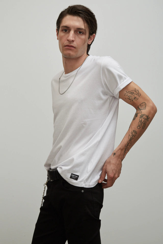 REMERA HONKY TONK ROCK WHITE