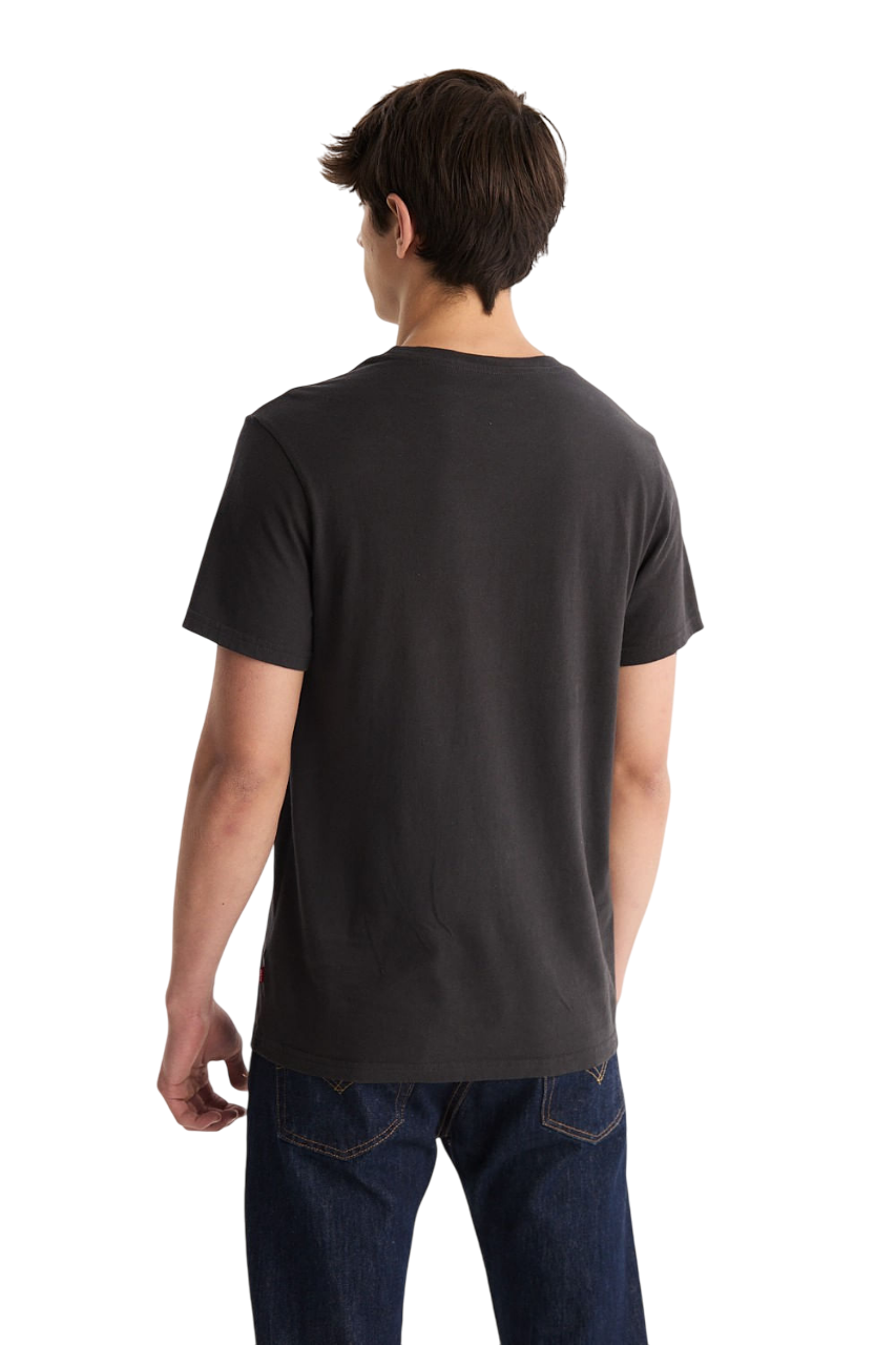 Remera Graphic Set In Neck Levis Black