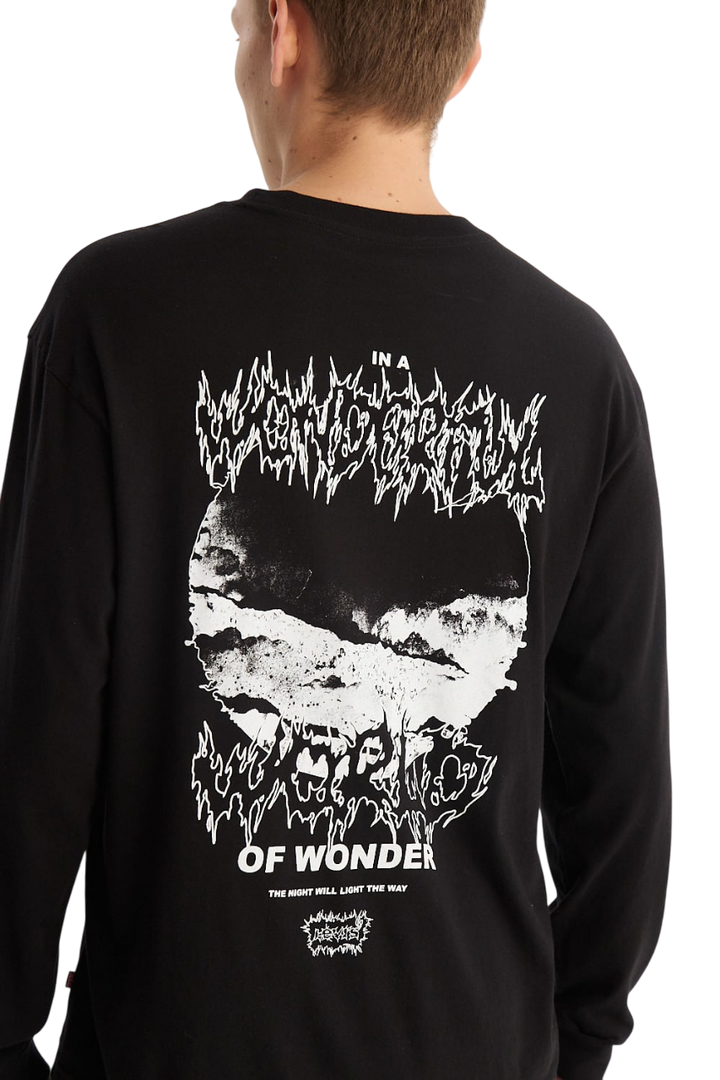 Remera Ls Graphic Wonder World