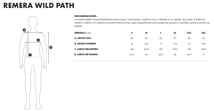 Remera Wild Path