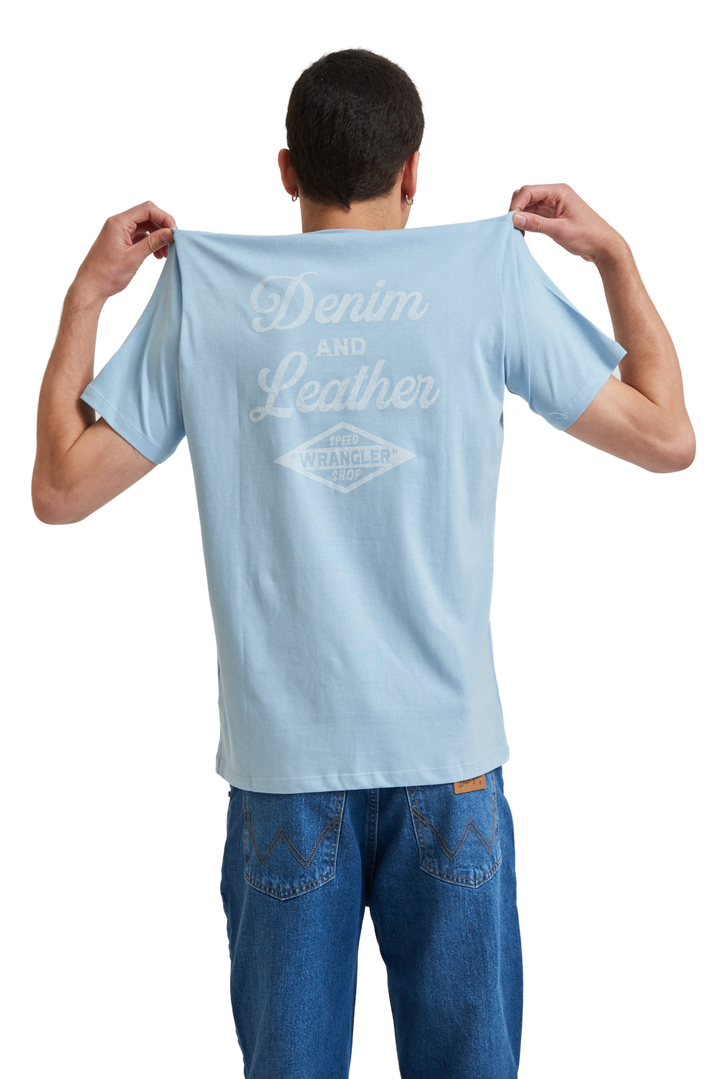 Remera Denim And Leather SS