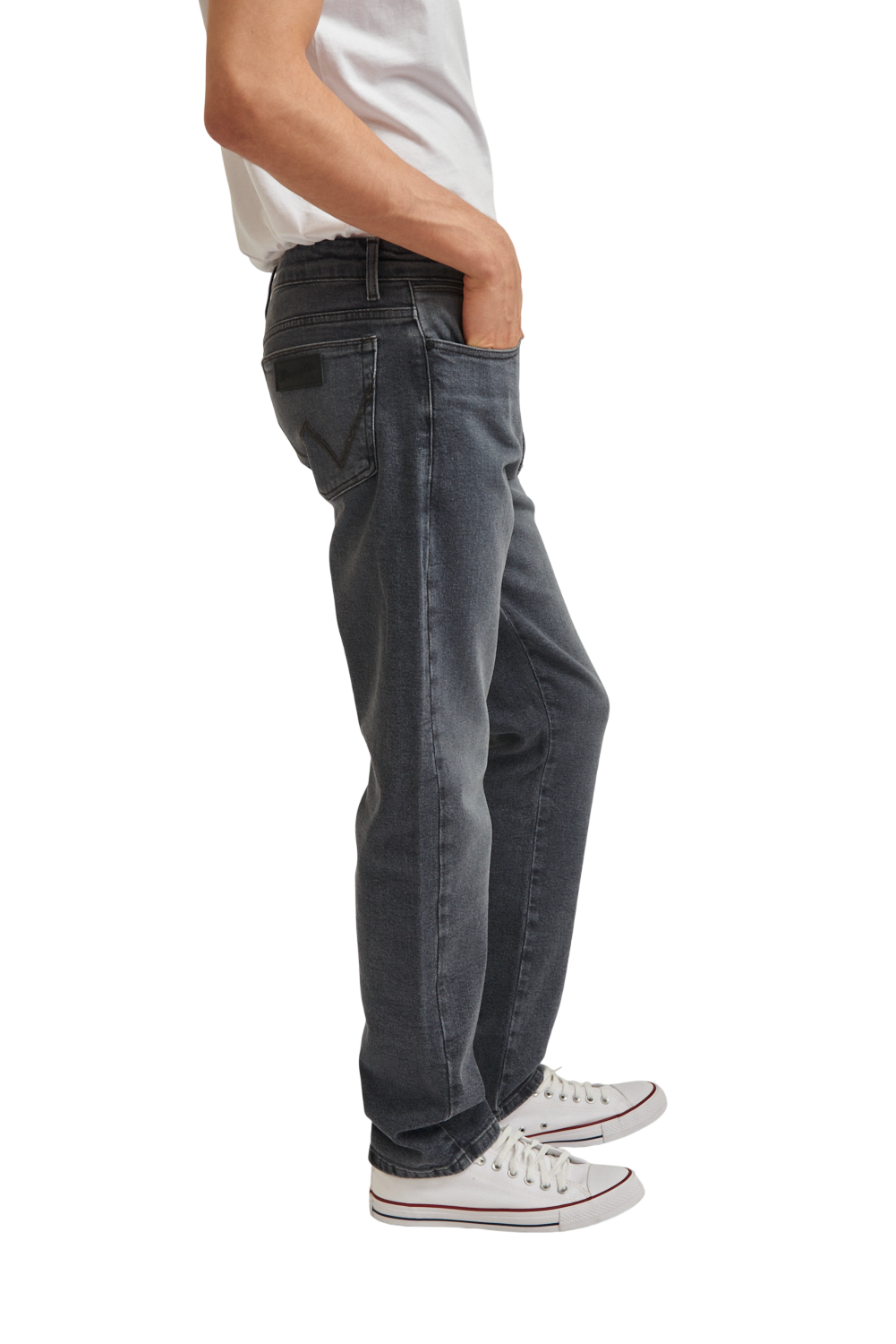 Jean Wrangler Greensboro Light Grey Hombre Regular Fit