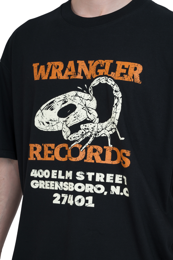 Remera Wrangler Records SS Estampada Regular Fit