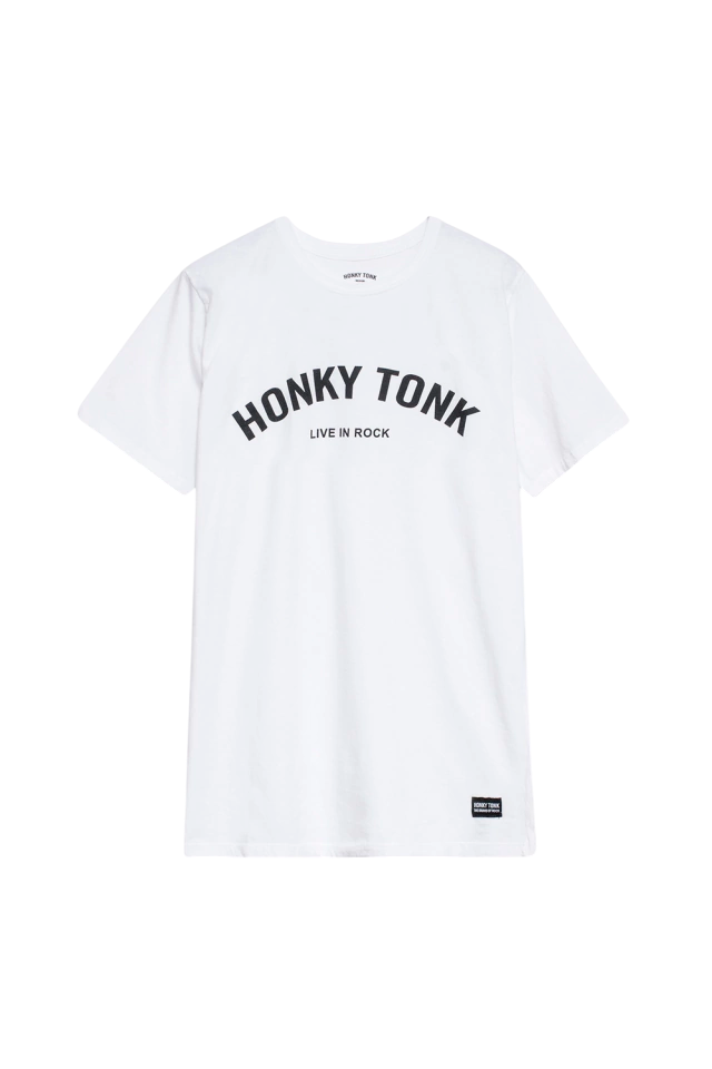 Remera Ht Live In Rock Curve White