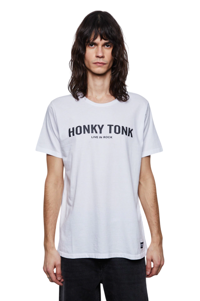 Remera Ht Live In Rock Curve White
