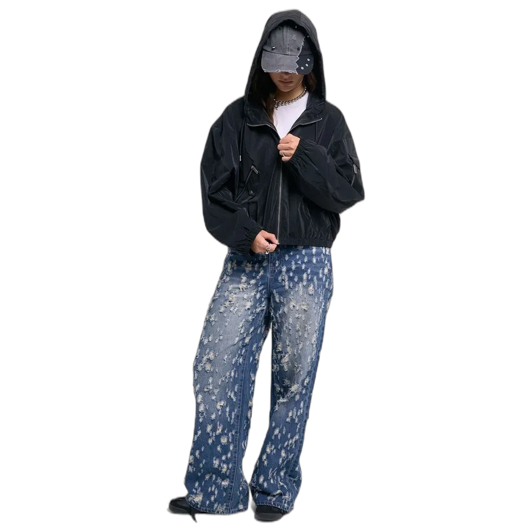 Campera 47 Street Oxford Puffer Corta Acolchada