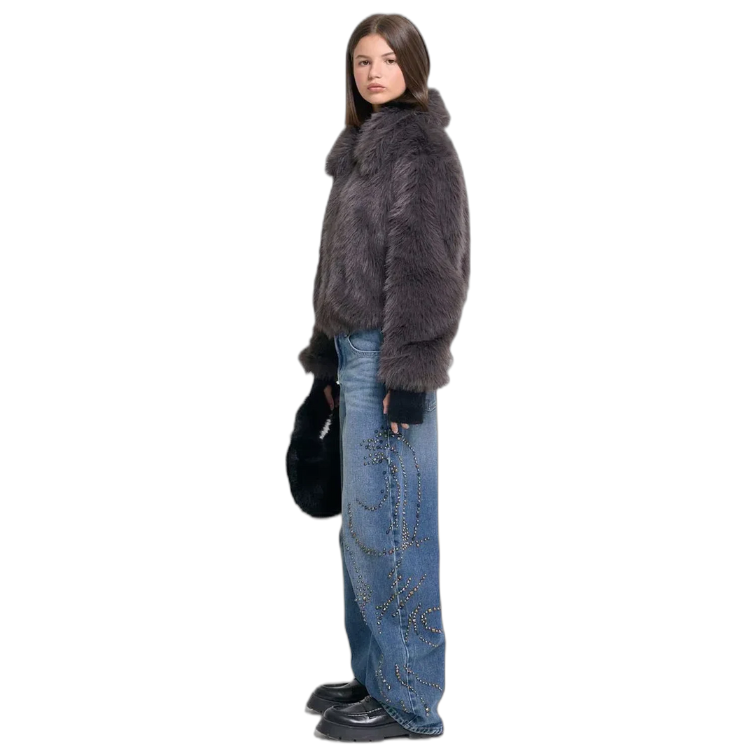 Jean 47 Street Baggy Bronce Mujer