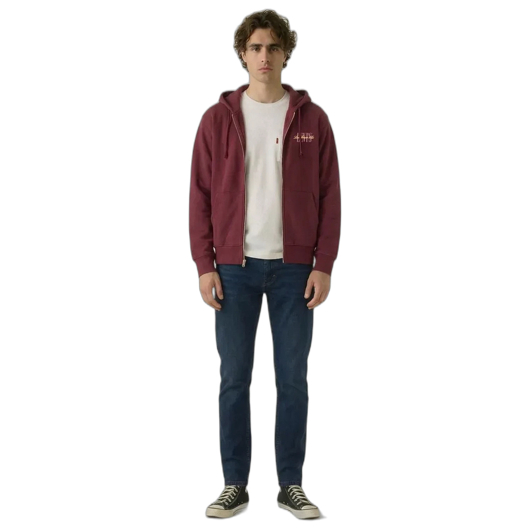 Buzo con Capucha Levis Relaxed Graphic Zip Up Tawny Hombre