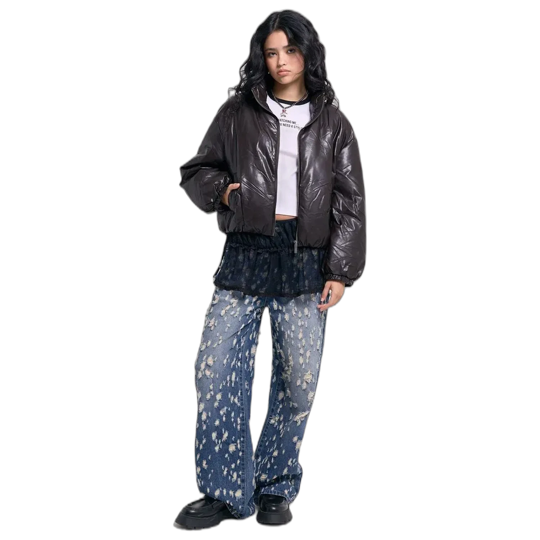 Campera 47 Street People Puffer Corta Acolchada