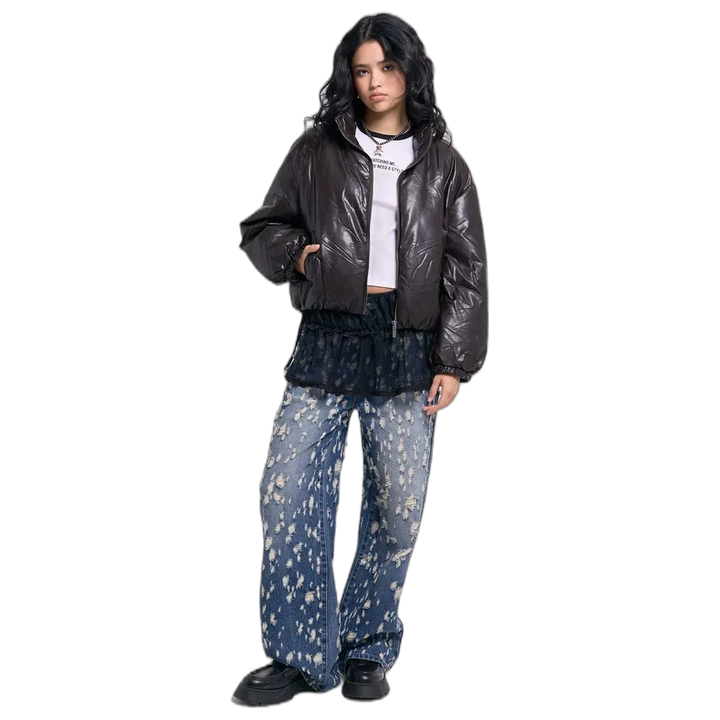 Campera 47 Street People Puffer Corta Acolchada