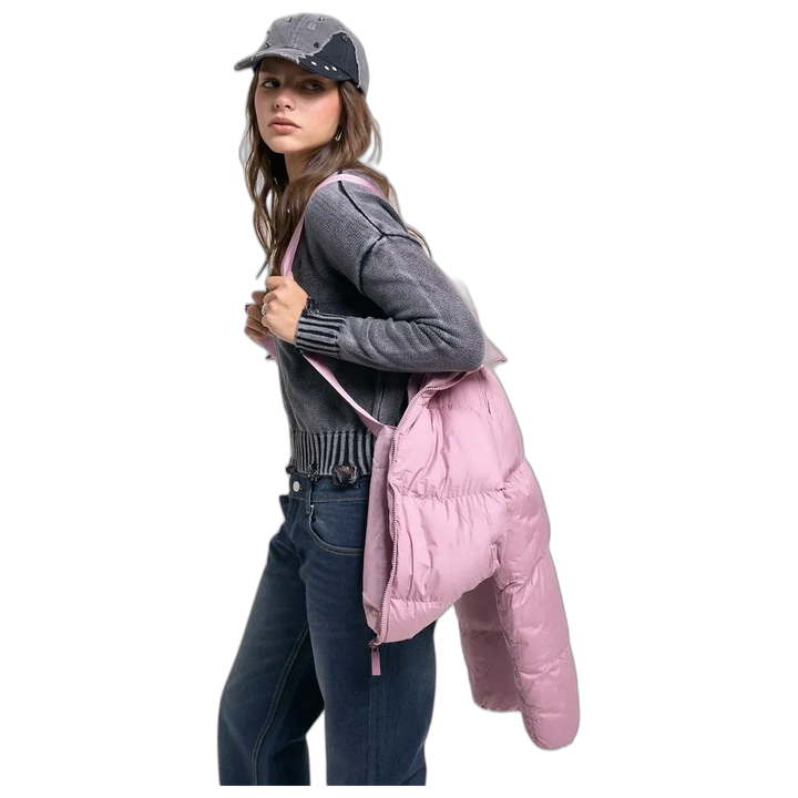 Campera 47 Street Insert Puffer Corta con Capucha