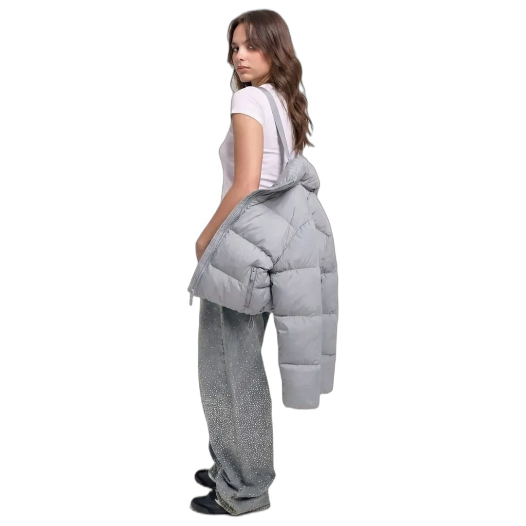 Campera 47 Street Insert Puffer Corta con Capucha