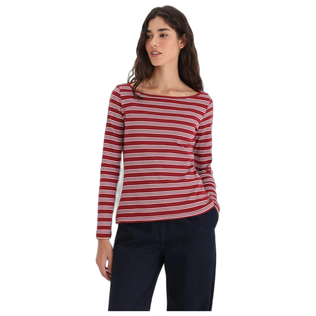 Remera Yagmour Norris Manga Larga Rayada para Mujer