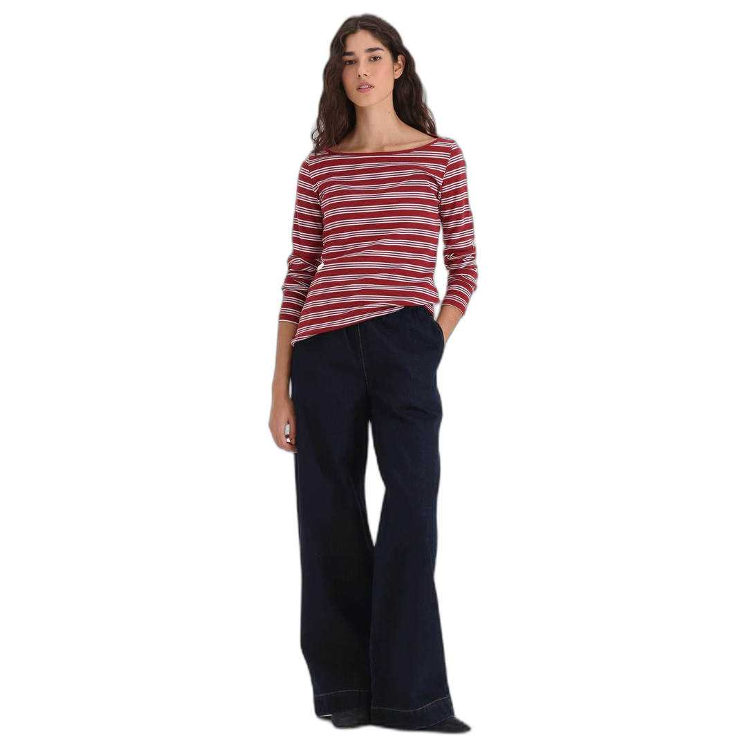 Remera Yagmour Norris Manga Larga Rayada para Mujer