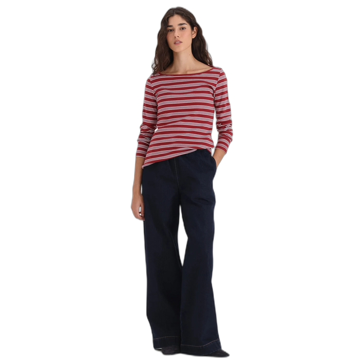 Remera Yagmour Norris Manga Larga Rayada para Mujer