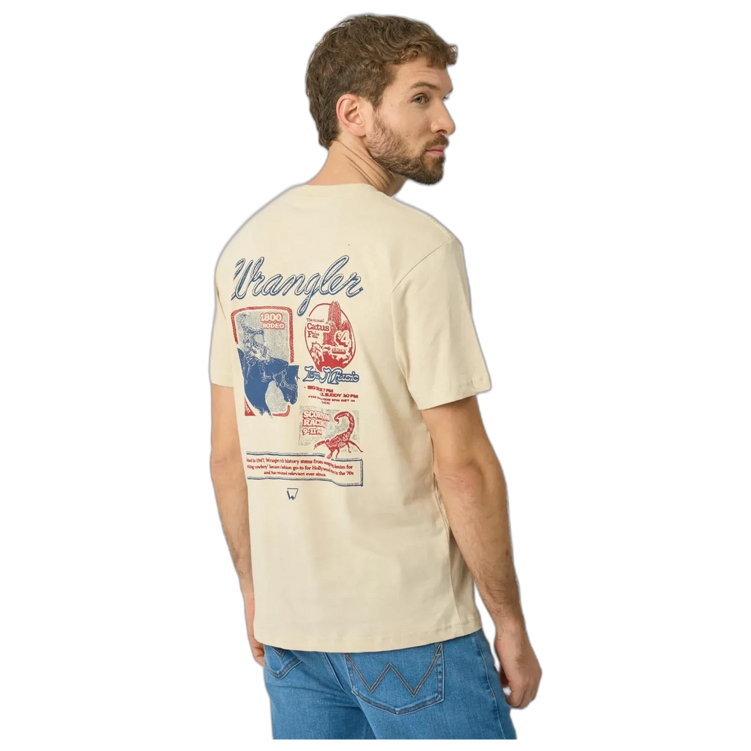 Remera Blank Wrangler Hombre