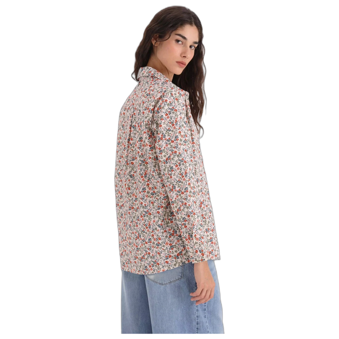 Camisa Yagmour Algodón Liberty Mujer Manga Larga Estampada