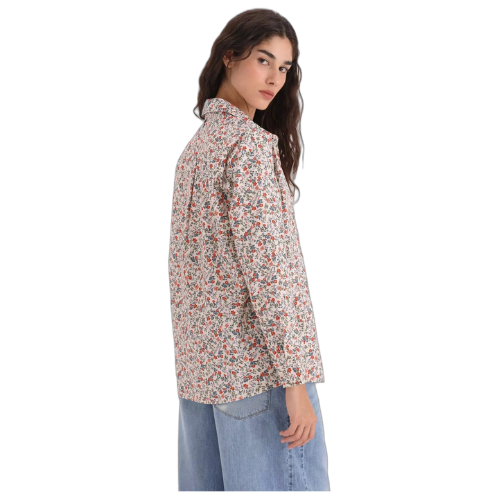 Camisa Yagmour Algodón Liberty Mujer Manga Larga Estampada