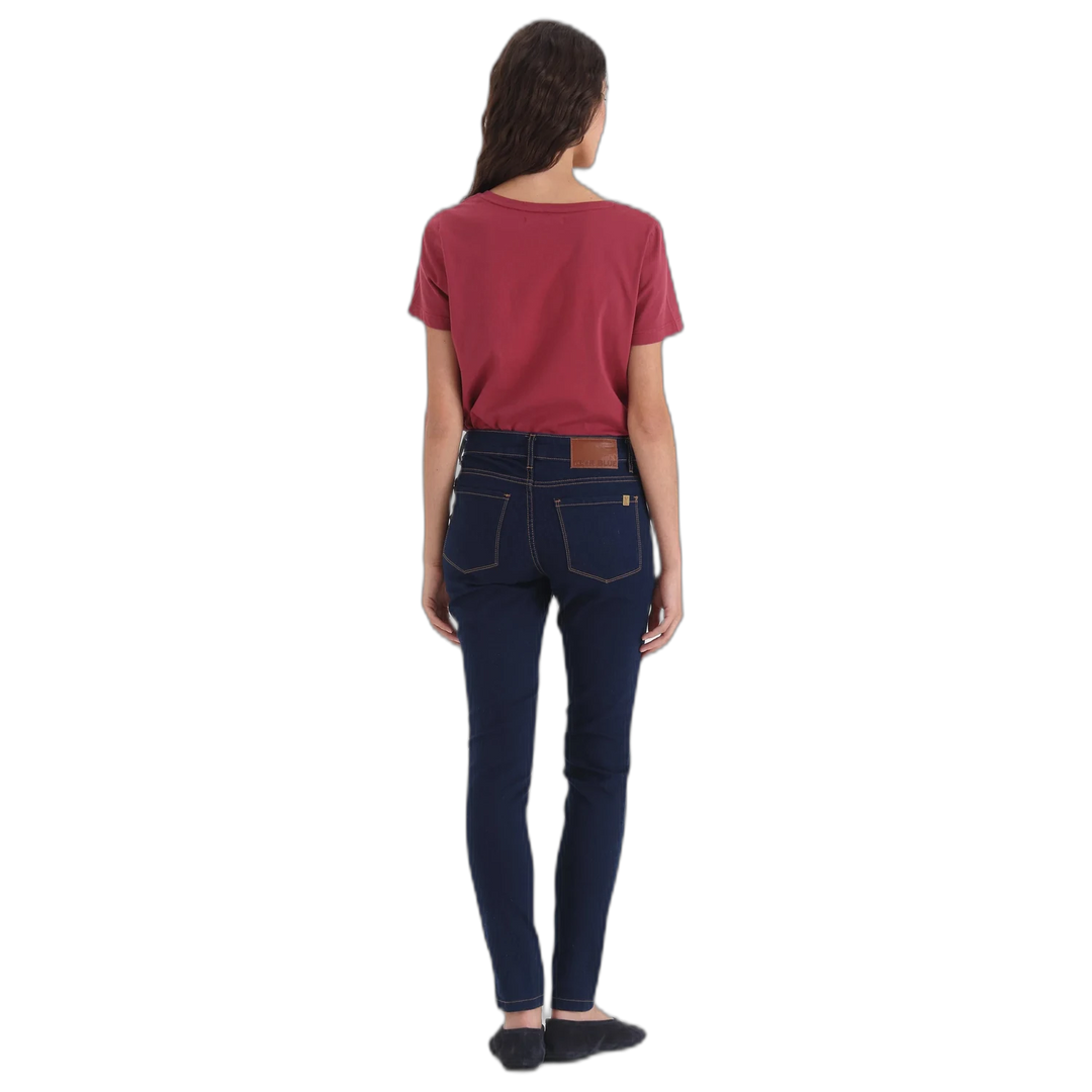 Jean Skinny Tiro Alto Dark Yagmour