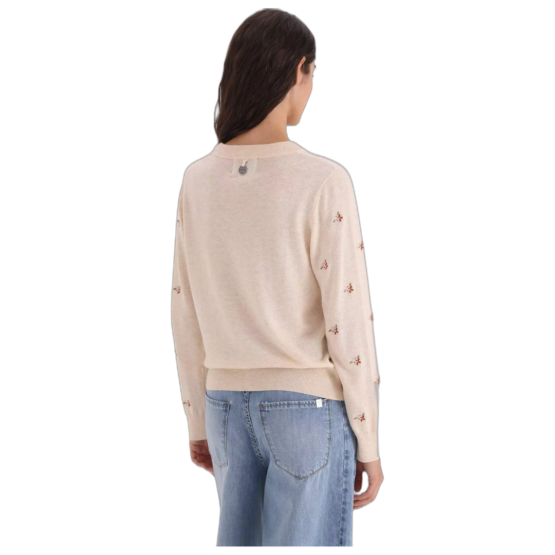 Sweater Yagmour Moly Bordado Mujer Tejido Regular Fit