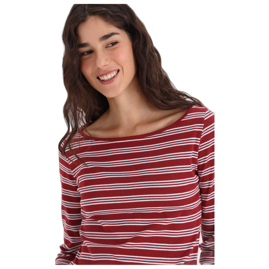Remera Yagmour Norris Manga Larga Rayada para Mujer