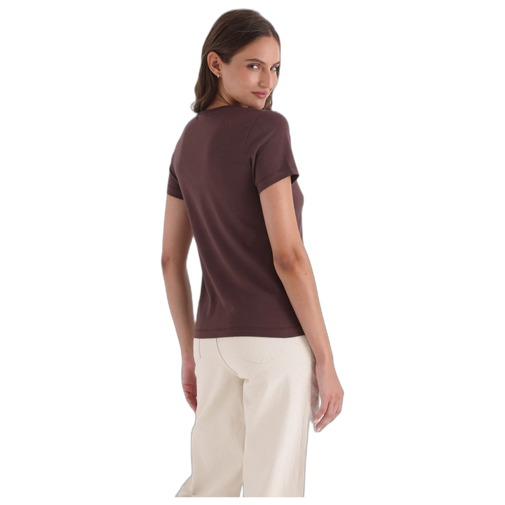 Remera Yagmour Penelope Escote V Manga Corta para Mujer