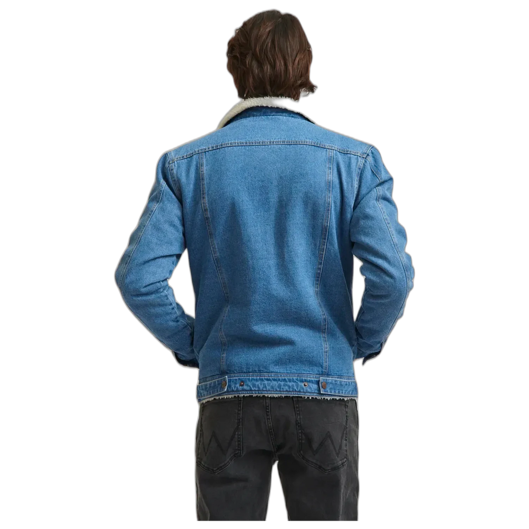 Campera Wrangler Denim Sherpa Hombre