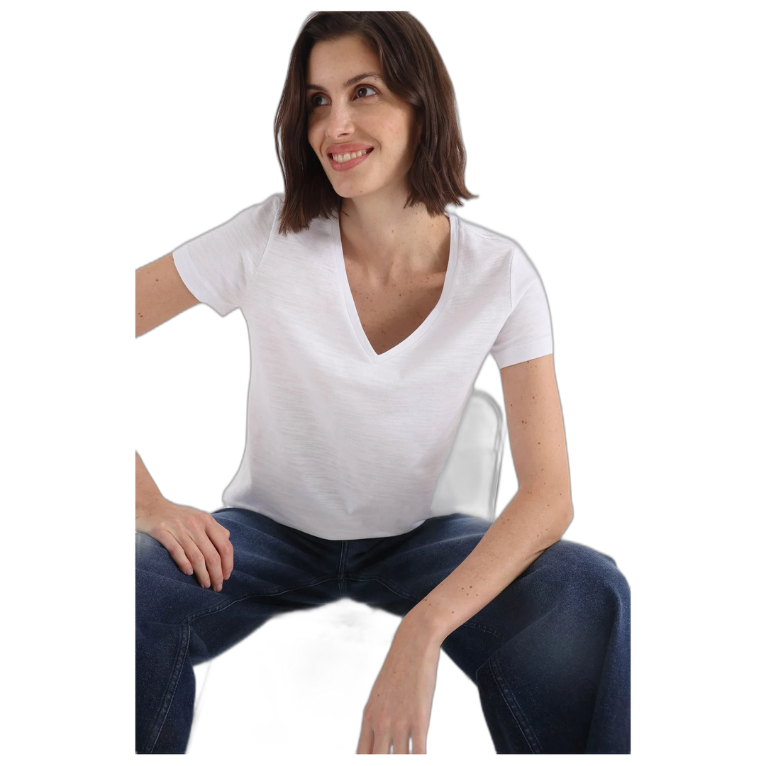 Remera Yagmour Marion MC Escote V Mujer Manga Corta