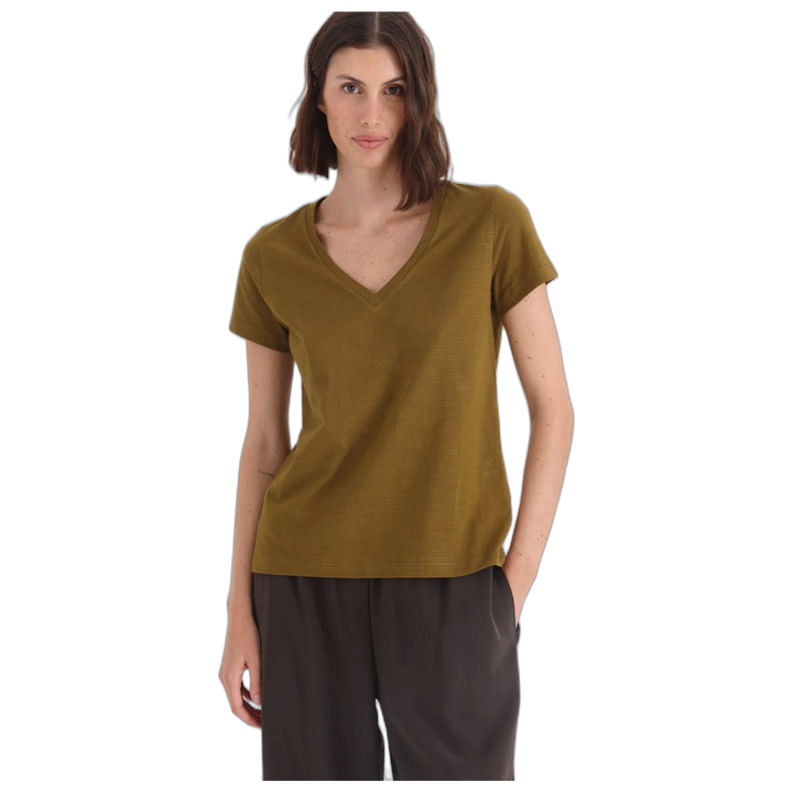Remera Yagmour Marion Escote V Mujer Manga Corta