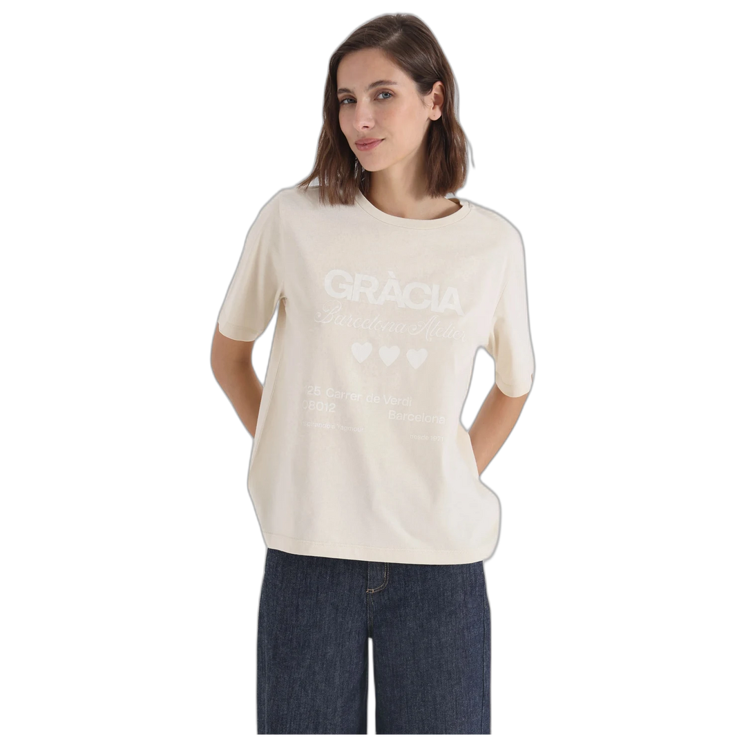 Remera Yagmour Marsella Algodón Manga Corta Mujer