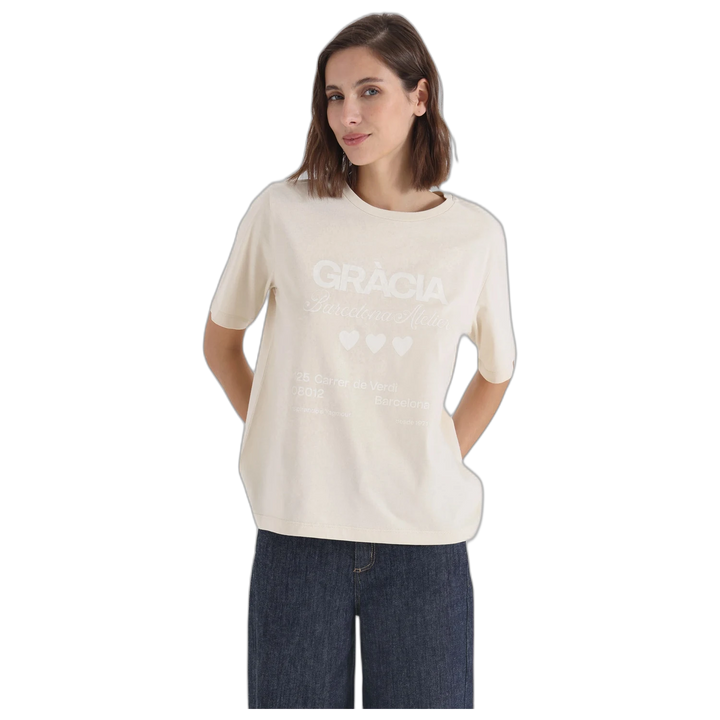 Remera Yagmour Marsella Algodón Manga Corta Mujer