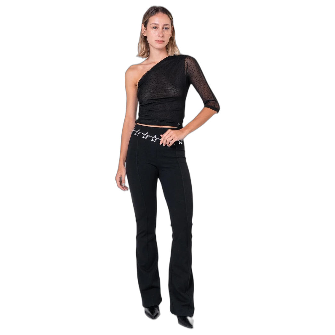 Pantalón Melocoton Oxford Frank 75 Tiro Alto