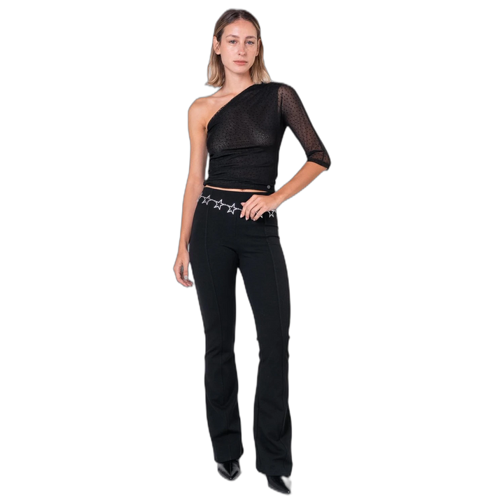 Pantalón Melocoton Oxford Frank 75 Tiro Alto