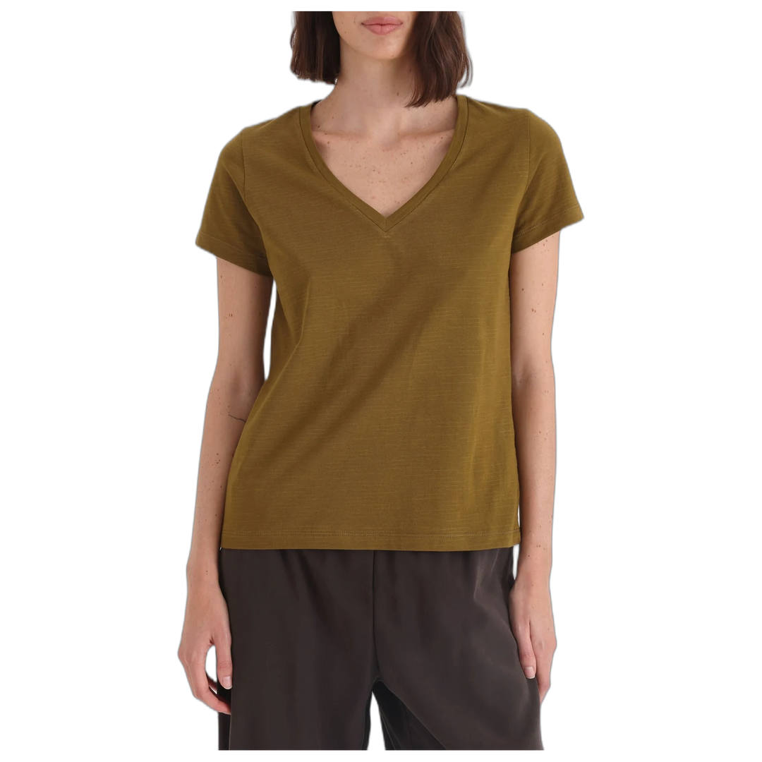 Remera Yagmour Marion Escote V Mujer Manga Corta