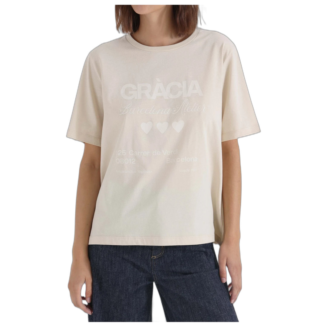 Remera Yagmour Marsella Algodón Manga Corta Mujer