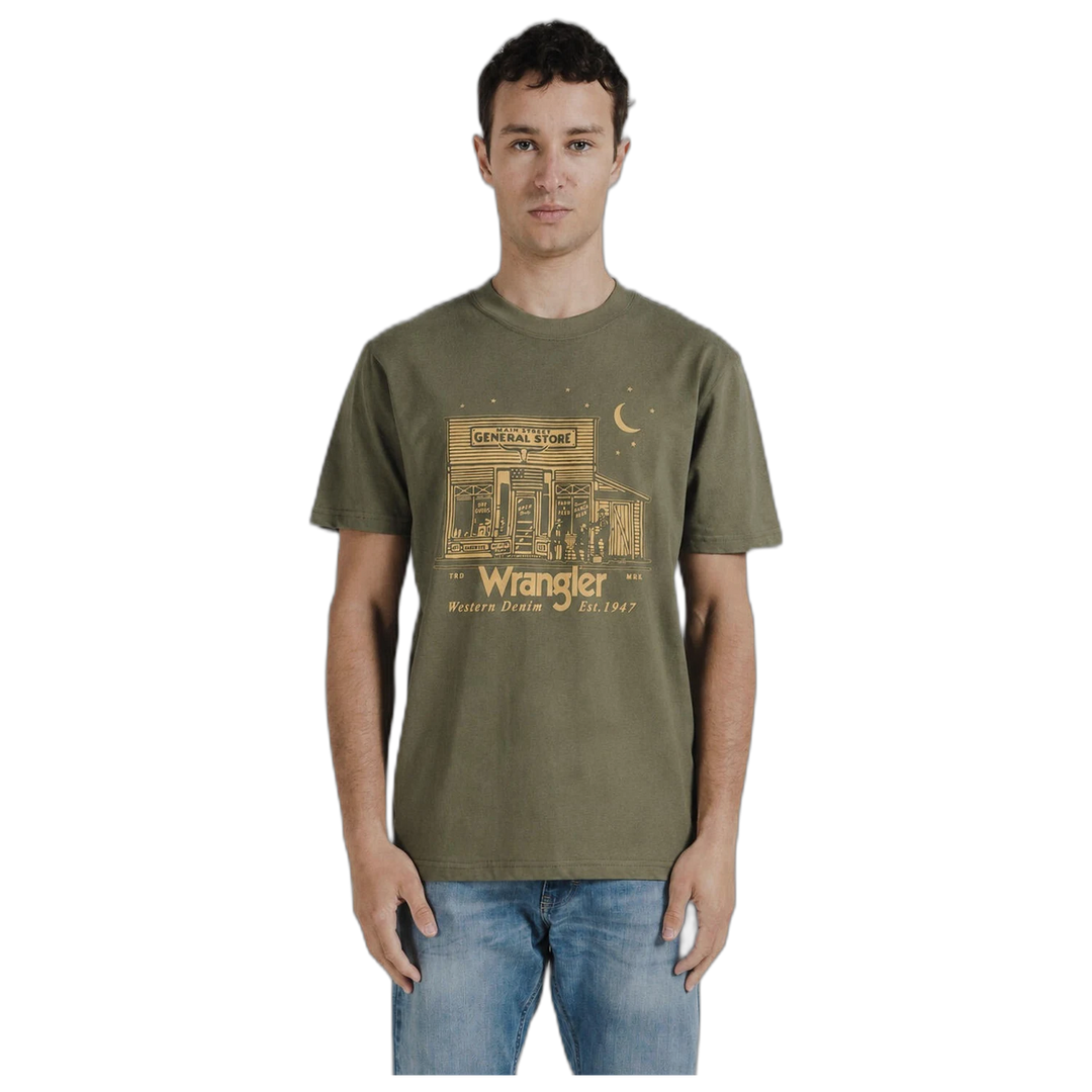 Remera Blank Wrangler Hombre