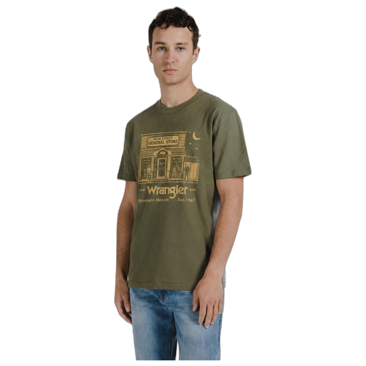 Remera Blank Wrangler Hombre