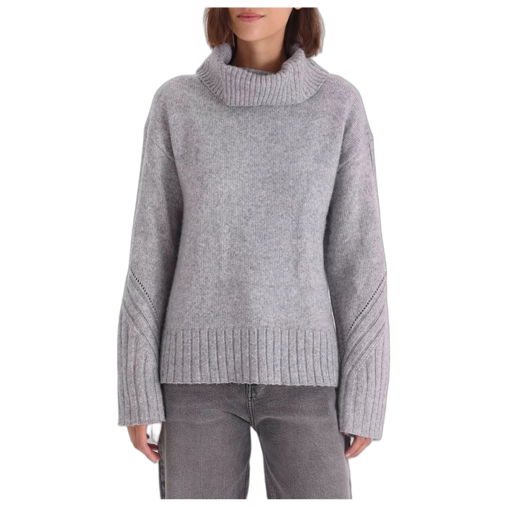 Polera Yagmour Mily Cuello Alto Manga Larga