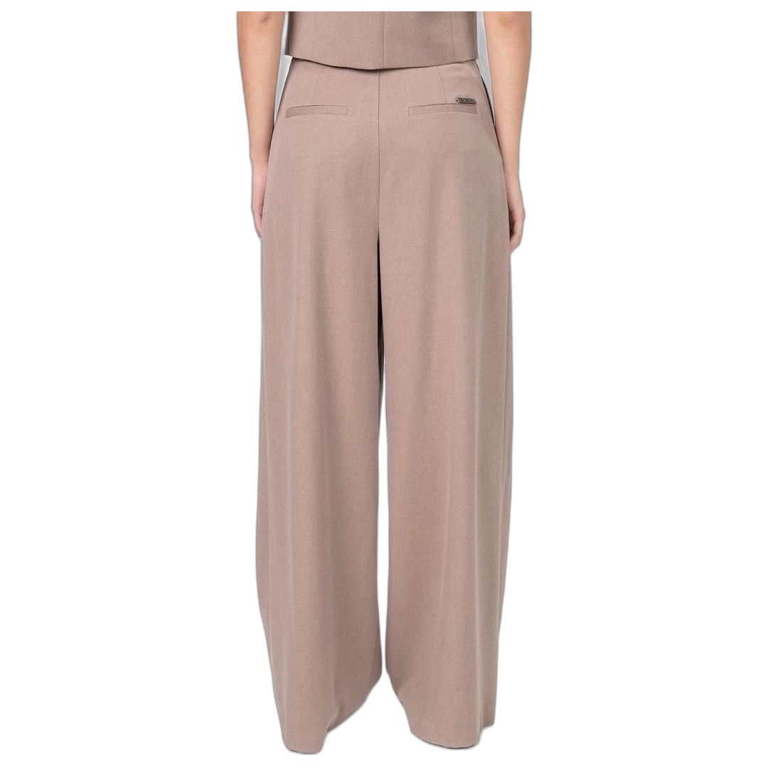 Pantalón Melocoton Angelina Tiro Alto Lino Babucha