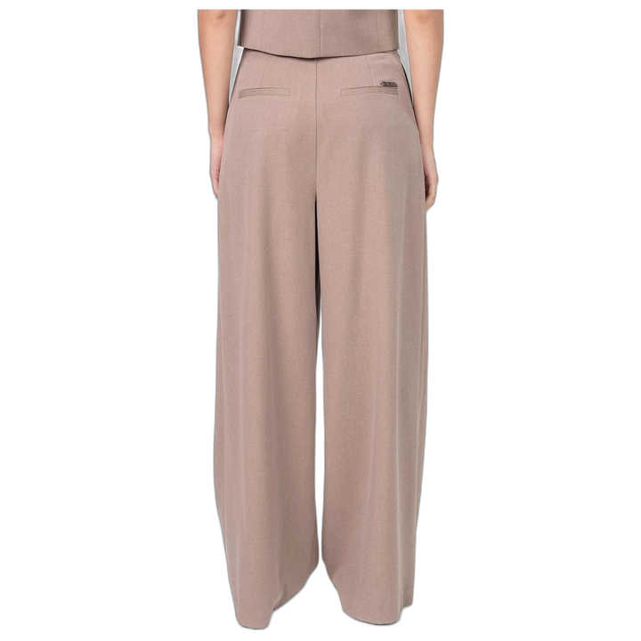 Pantalón Melocoton Angelina Tiro Alto Lino Babucha