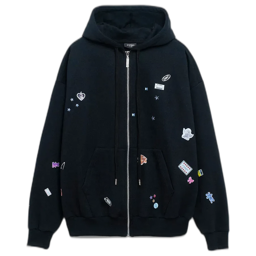 Campera 47 Street Stickers para Mujer