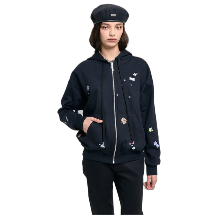 Campera 47 Street Stickers para Mujer