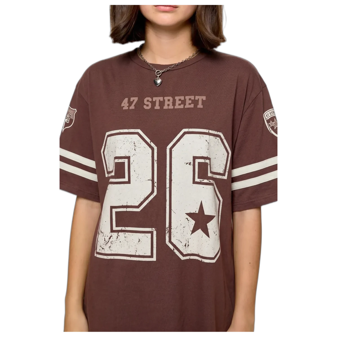 Remerón 47 Street Star League Mujer Oversize