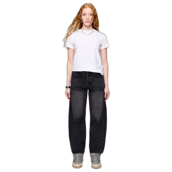 Jean Barrel Black 47 Street Mujer