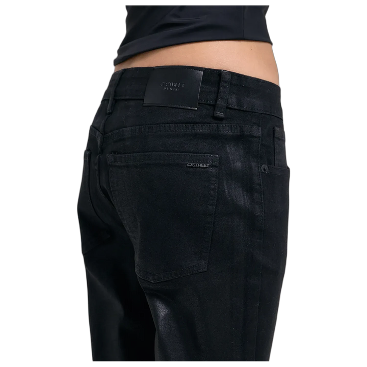JEAN MIDFLARED WAX