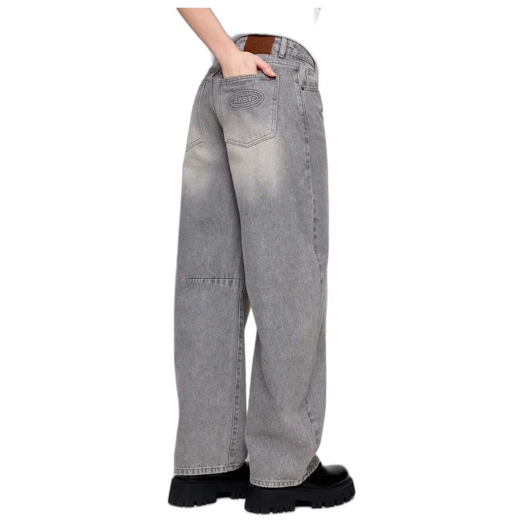 Jean Baggy Grey 47 Street Mujer